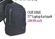 Case Logic 17" Laptop Backpack-Each