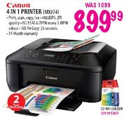 Canon 4-In-1 Printer (MX374)