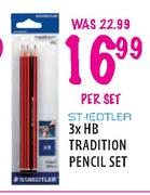3xHB Tradition Pencil Set