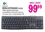 Logitech Media Keyboard (K200)