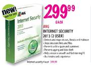 AVG Internet Security 2013 (2 User)-Each