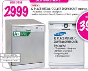 Defy 12 Place Matallic Silver Dishwasher (DDW157)