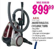 Aeg 2000W Bagless Cyclonic Torn