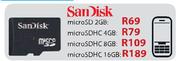 Sandisk Micro SD-2GB