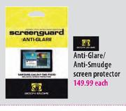 Anti-Glare/Anti-Smudge Screen Protector