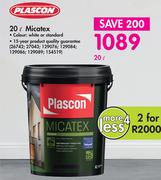 Plascon Micatex-20Ltr