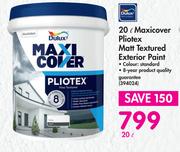 Dulux Maxicover Pliotex Matt Textured Exterior Paint (Standard)-20L