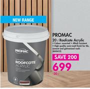 Promac Roofcote Acrylic-20L
