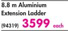Mundo 8.8m Aluminium Extension Ladder
