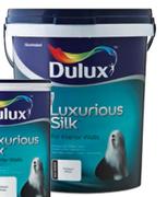 Dulux Luxurious Silk Brilliant Wall Paint Interior Mid Sheen (White)-20L