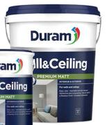 Duram Wall & Ceiling Paint Interior/Exterior (White)-20L