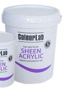 Colourlab Sheen Acrylic (White) Paint Interior/Exterior-20L