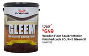 Bourne Gleem Polished Look Wooden Floor Sealer Interior-5L