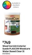 Plascon Woodcare Water Based (Clear) Exterior Wood Varnish-5L