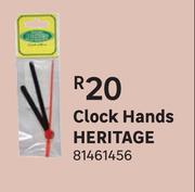 Heritage Clock Hands
