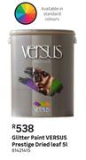 Versus Prestige Dries Leaf Glitter Paint-5L