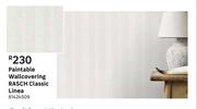 Rasch Paintable Wallcovering (Classic Linea)