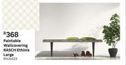 Rasch Paintable Wallcovering (Ethinis Large)