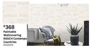 Rasch Paintable Wallcovering (Contempo Countries)