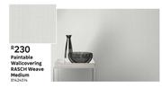 Rasch Medium Paintable Wallcovering (Weave Medium)
