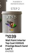 Versus Prestige Beach Sand Leaf Top Coat Wall Paint (Interior)-1L