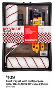 Hamilton's Paint Trayset With Multipurpose Roller 225mm 81443922
