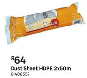 Dust Sheet HDPE 2x50m 81406557