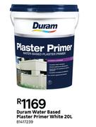 Duram Water Based Plaster Primer White 81417239-20L