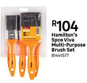 Hamiltons's 5 Pce Viva Multi-Purpose Brush Set 81441577