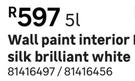 Dulux Wall Paint Interior Luxurious Silk Brilliant White-5Ltr