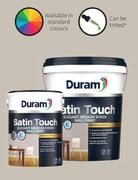 Duram Wall Paint Interior & Exterior Mid-Sheen Satin Touch White-20Ltr