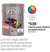 Versus Eco Bebe White Interior Paint 81421030-5L