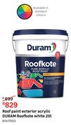 Duram Roofkote (White) Acrylic Exterior Roof Paint 8147503-20L