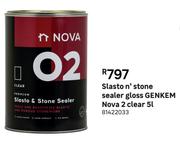 Genkem Nova 2 Clear Sealer Gloss Slasto n Stone 81422033-5L