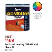 Duram NS4 Black Anti Rust Coating 81417135-5L