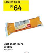 HDPE Dust Sheet 81406557-2 x 50m