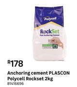 Plascon Polycell Rockset Anchoring Cement 81416696-2Kg