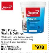 Plascon 5Ltr Polvin Walls & Ceilings
