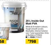 Fired Earth 5Ltr Inside Out Matt PVA