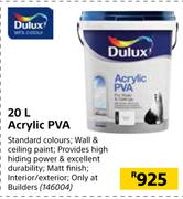 Dulux 20Ltr Acrylic PVA