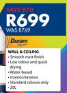 Duram Wall  & Ceiling-20Ltr