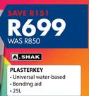 A.Shak Plasterkey-25Ltr