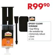 Pattex Epoxy Clear Syringe-25ml