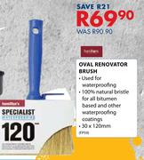 Oval Renovator Brush-30 x 120mm
