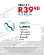 Chamber Value Rand Burg Cornice-98 x 94mm