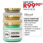 Chiswick Chalk Furniture & Decor Paint-500ml Each
