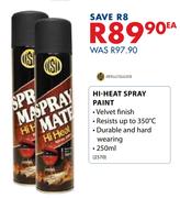 Hi Heat Spray Paint-250ml Each