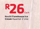 Nestle Farmhouse Ice Cream Assorted-2ltr Each