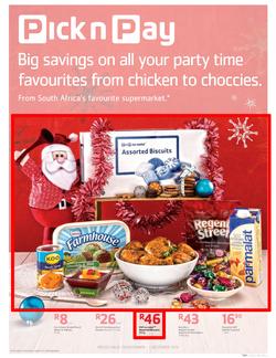 Pick n Pay : Save On All Your Party Favourites ( 19 Nov - 01 Dec 2013 ), page 1