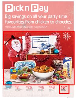Pick n Pay : Save On All Your Party Favourites ( 19 Nov - 01 Dec 2013 ), page 1